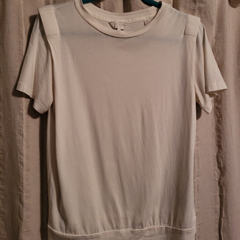 Cream Short Sleeve T-Shirt